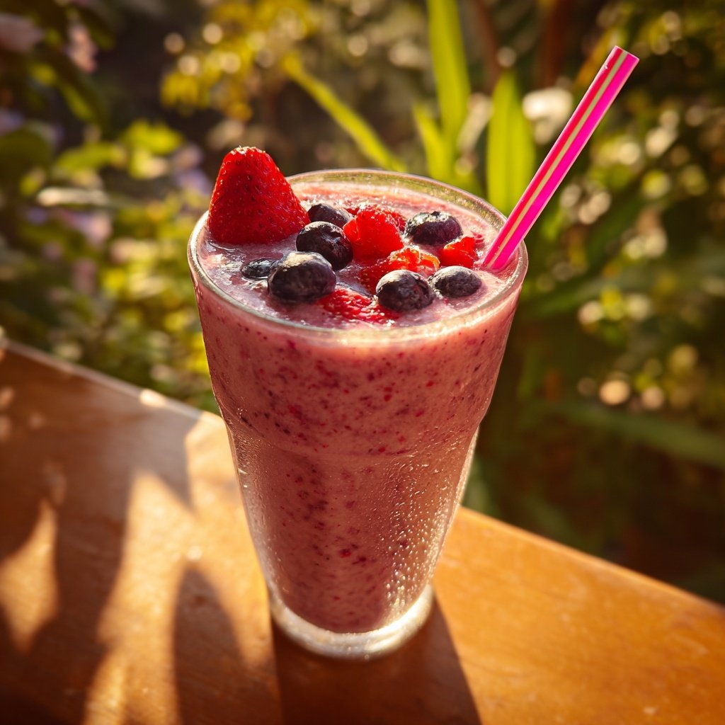 Easy Smoothie With Frozen Berries