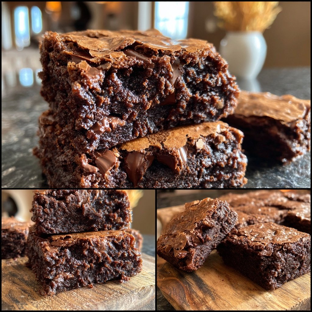 Crackly Top Brownies