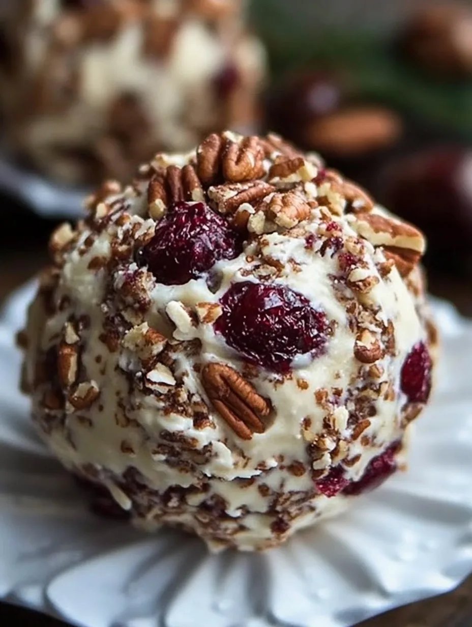 Cranberry Pecan Cream Cheese Ball