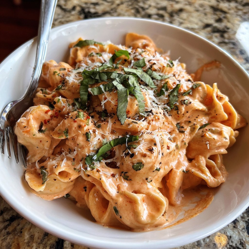Rose Pasta with Creamy Pink Sauce