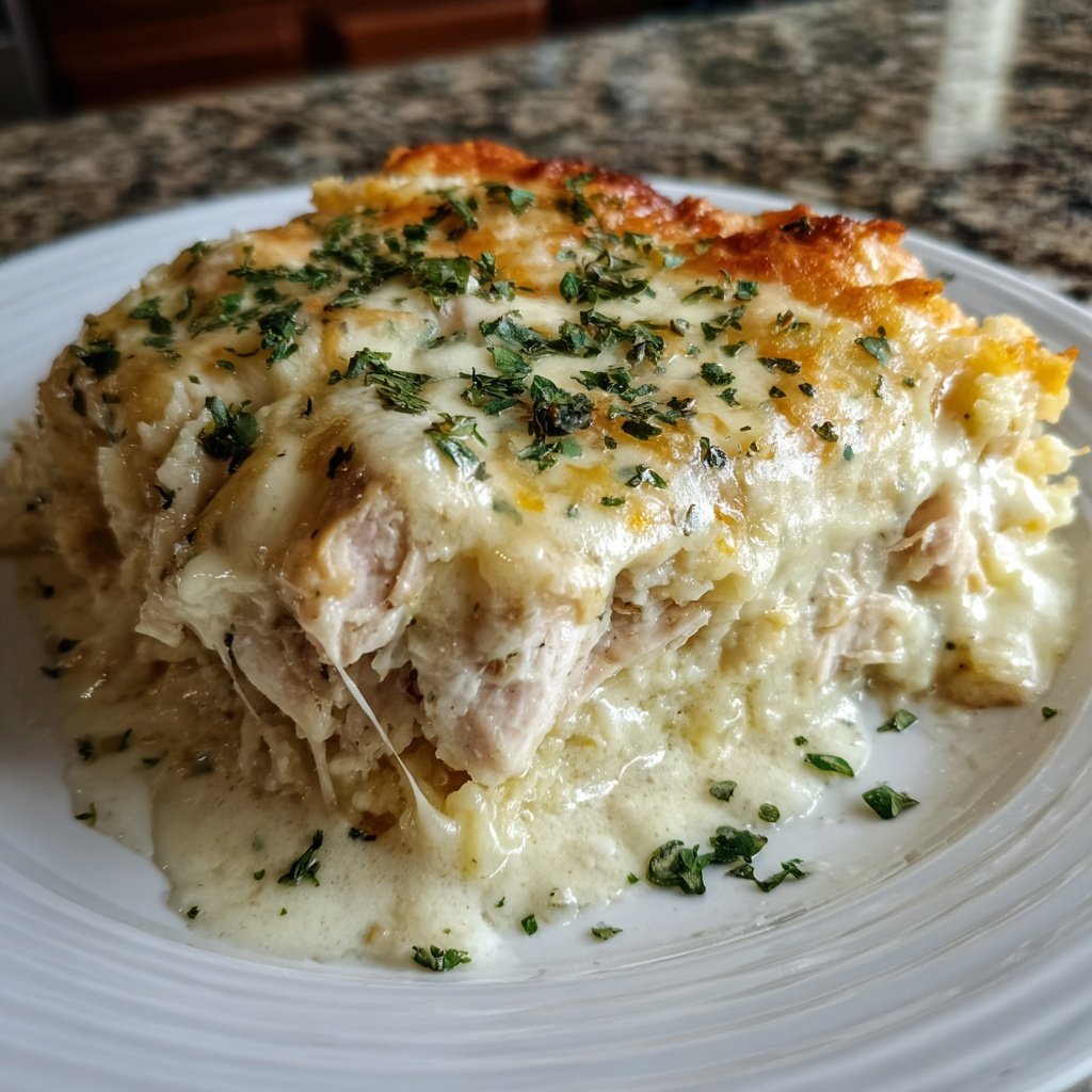 Creamy Chicken And Rice Casserole