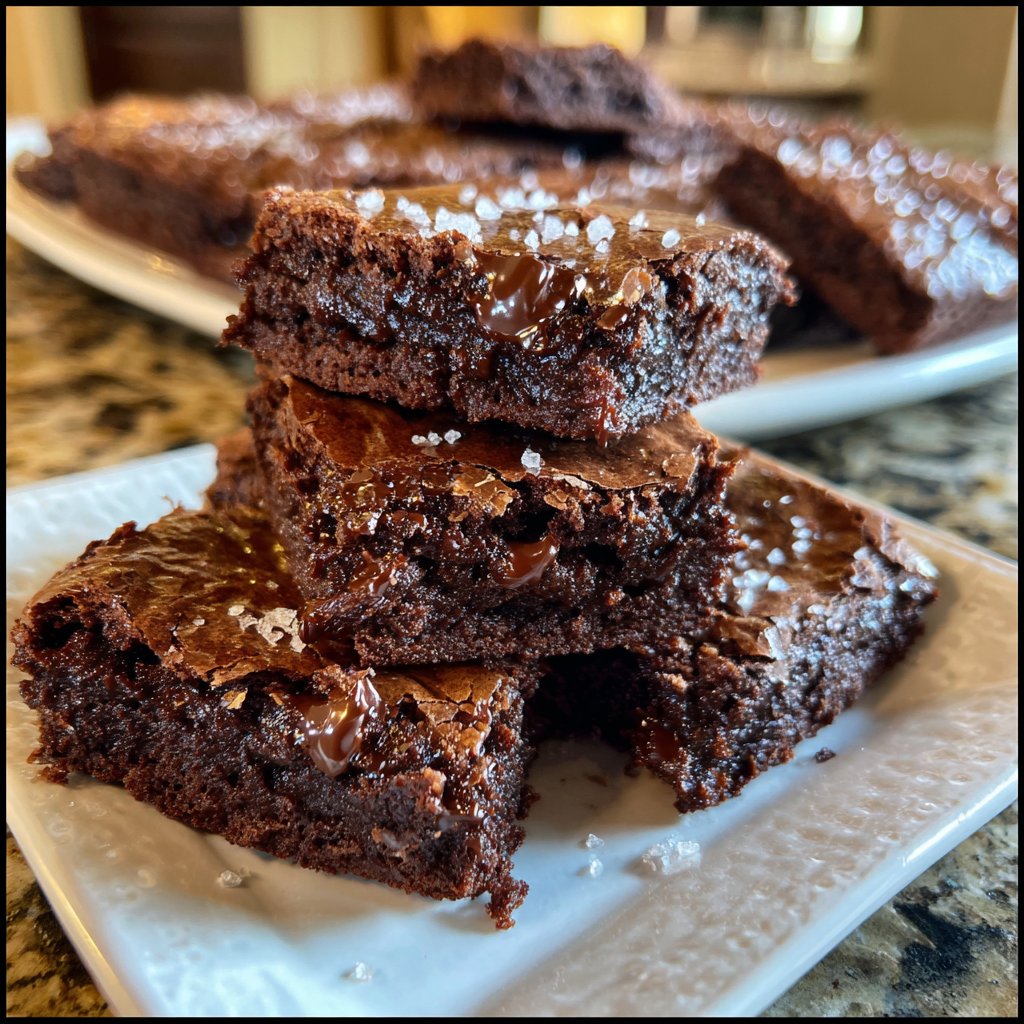Chewy Sourdough Discard Brownies