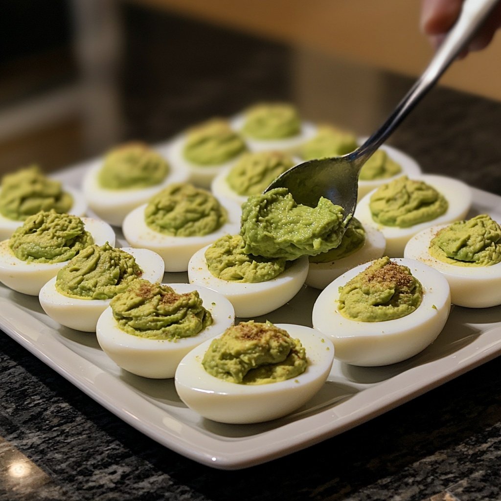 Avocado Deviled Eggs