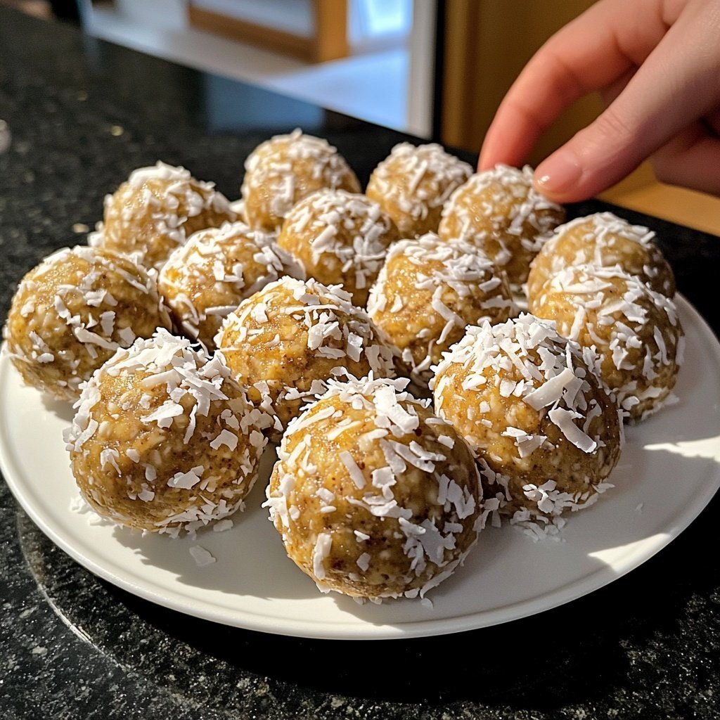 Protein Balls with Almond Milk