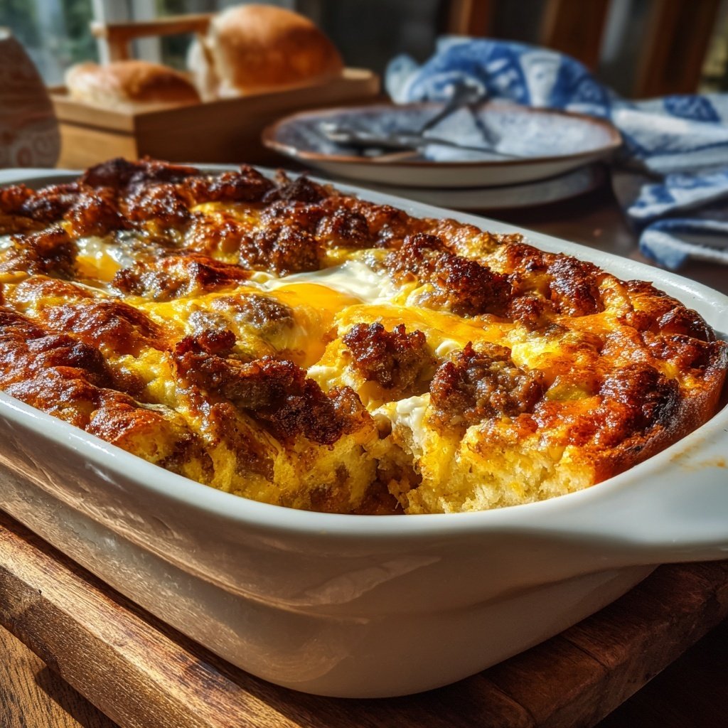 Breakfast Sausage And Egg Casserole
