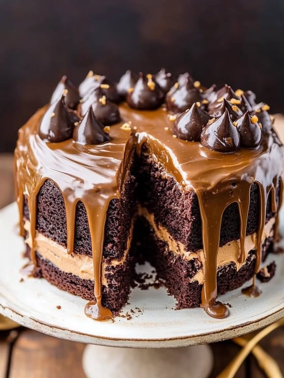Salted Caramel Chocolate Cake