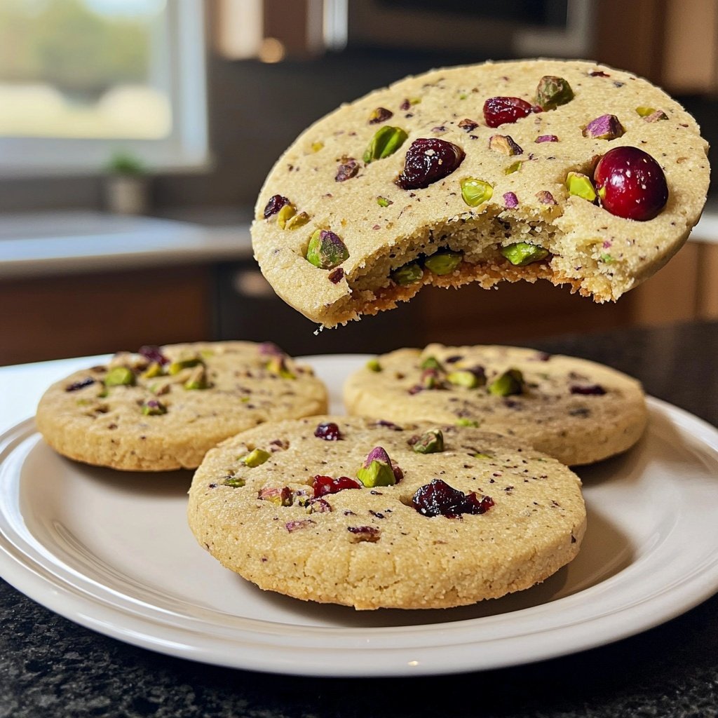 Cranberry Pistachio Shortbread Cookies: The Holiday Cookie That Actually Looks Fancy
