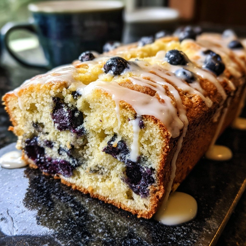 Baking & Desserts Lemon Blueberry Loaf Cake