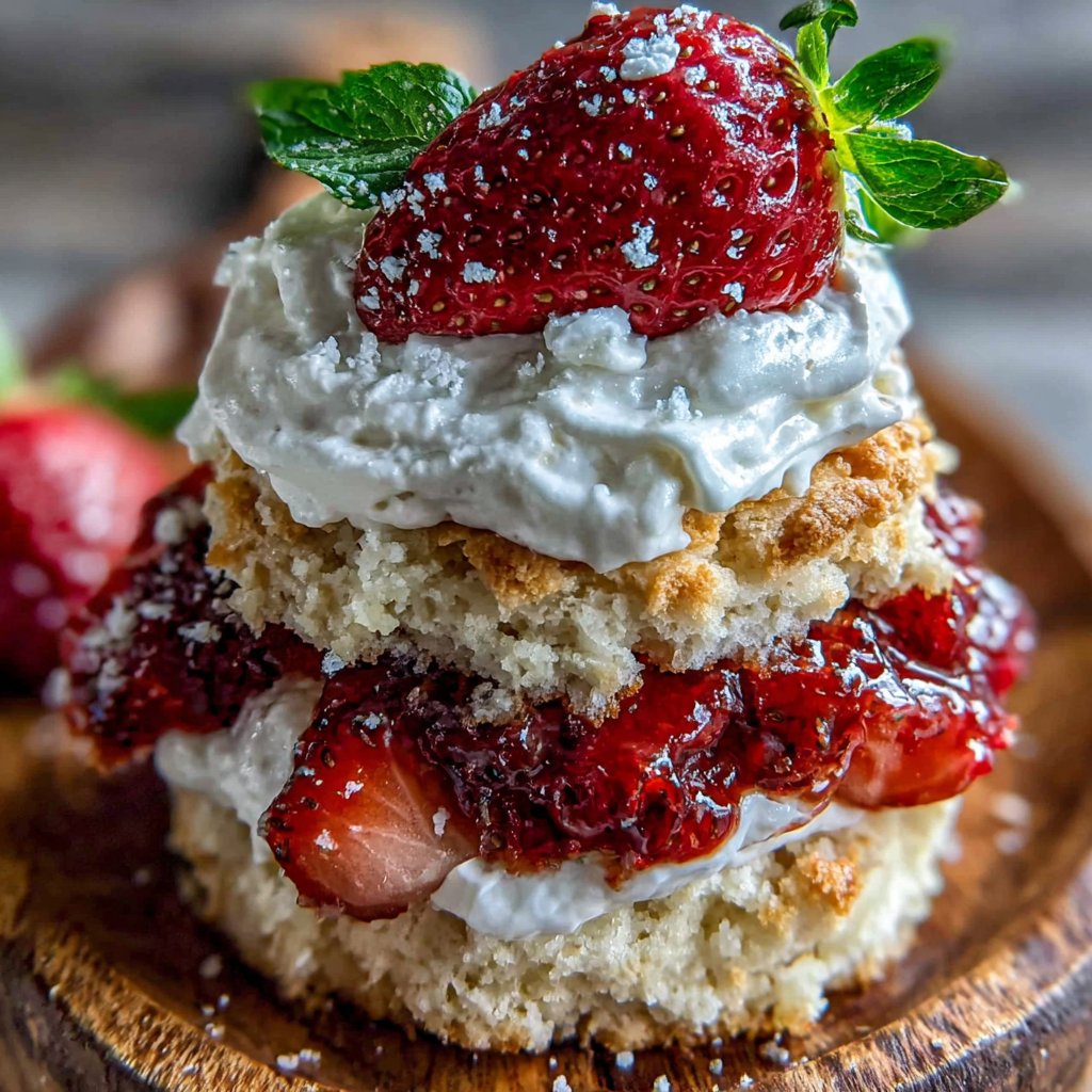 Easy Strawberry Shortcake With Homemade Biscuits