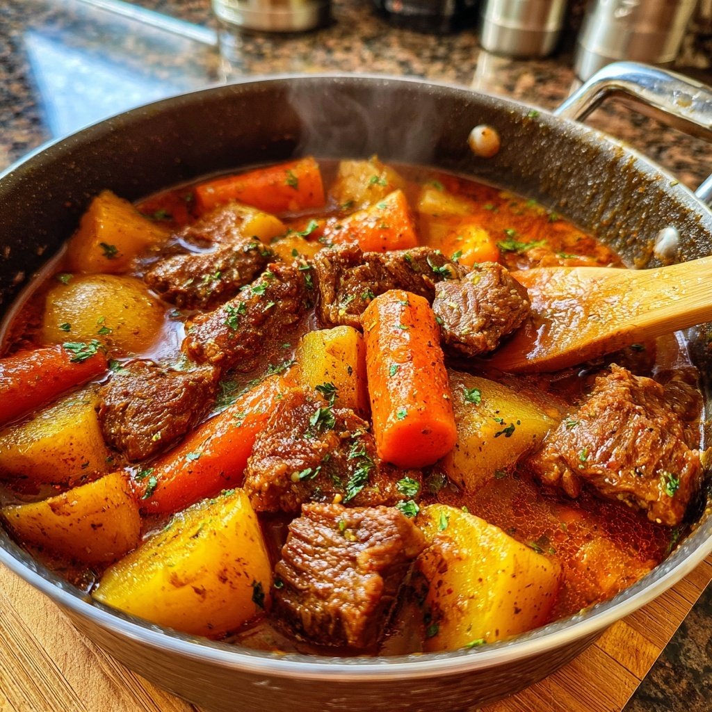 Beef Stew With Carrots and Potatoes